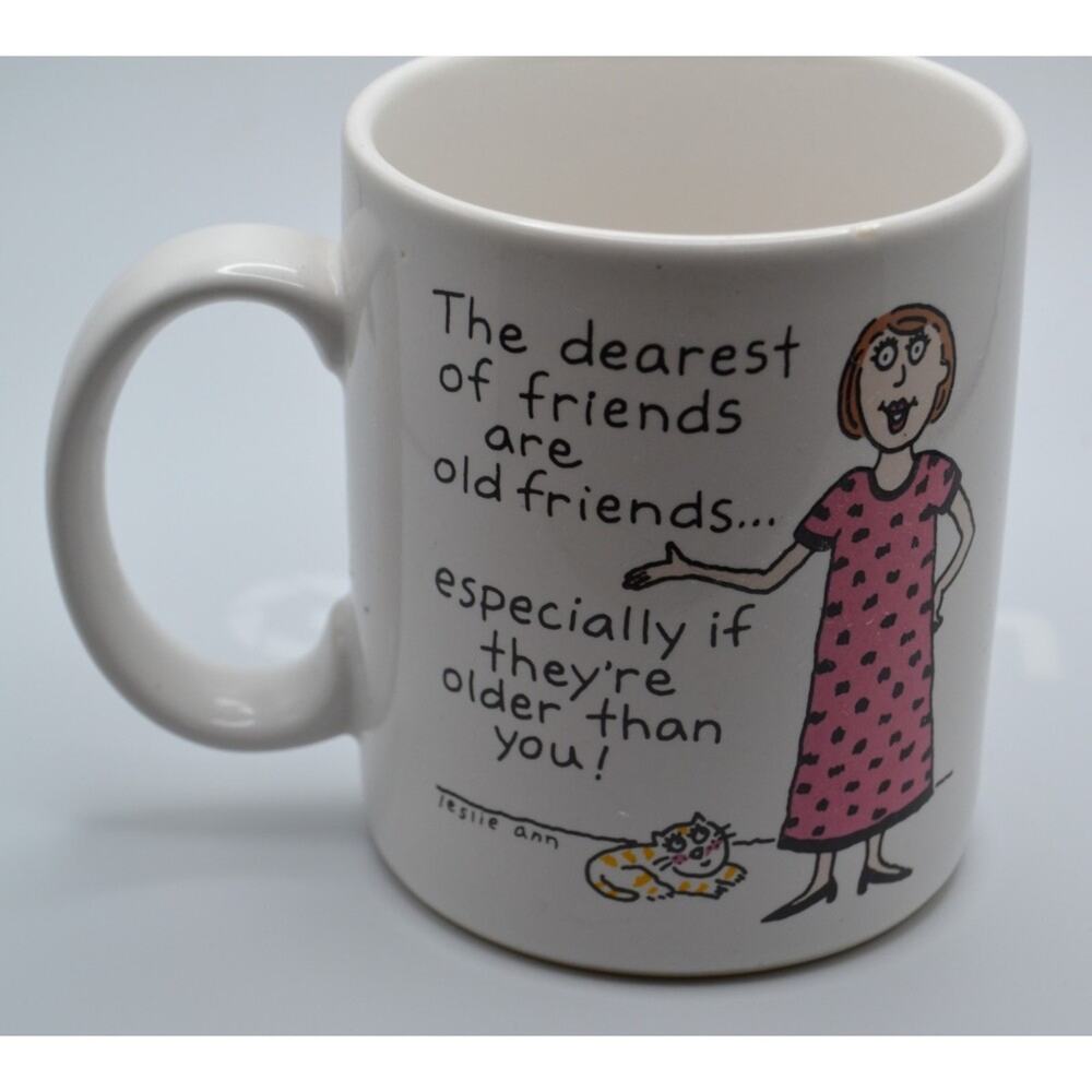 Dearest of Friends Shoebox Greetings Cartoon Coffee Mug - 3.25" Diameter 4" Tall